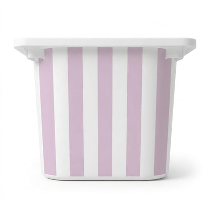 Lilla & valge triip – kleebis IKEA TROFAST kastile
